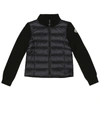 MONCLER QUILTED DOWN AND WOOL JACKET,P00409995