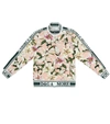 DOLCE & GABBANA Floral stretch-cotton track jacket,P00401936