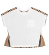 BURBERRY Icon Stripe cotton T-shirt,P00434330