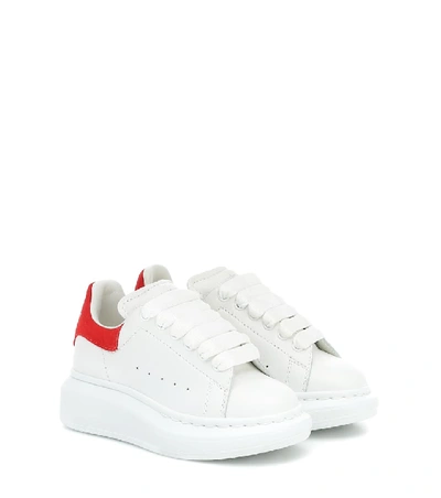 Alexander Mcqueen Kids' Extended Sole Oversized Sneakers In White