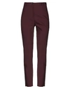 Patrizia Pepe Casual Pants In Maroon