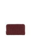 BOTTEGA VENETA ZIP AROUND NAPA INTRECCIATO WALLET,PROD226300080