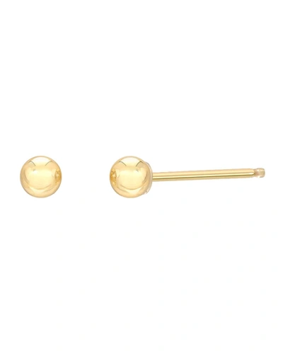 Zoe Lev Jewelry 14k Gold Bead Stud Earrings