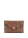 ETRO PAISLEY PRINT ENVELOPE CLUTCH BAG