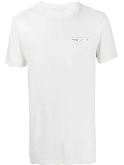 Ben Taverniti Unravel Project Logo Print T-shirt In Neutrals