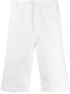 Carhartt Knee-length Tailored Shorts In White