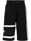 GIVENCHY EMBROIDERED LOGO TRACK SHORTS