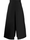 VALENTINO CROPPED WIDE-LEG TROUSERS