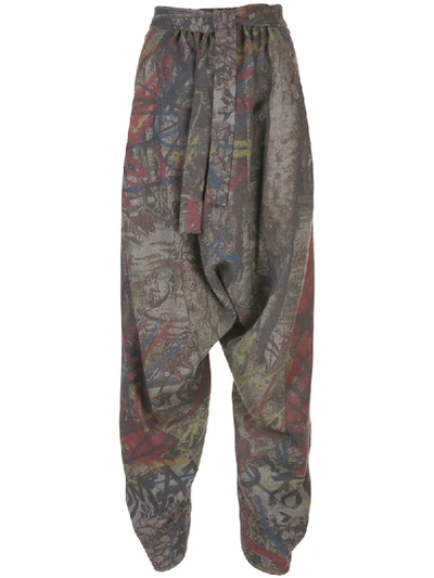 Vivienne Westwood Nepal High Waisted Trousers In Multicolour