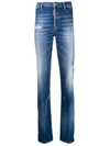 DSQUARED2 DISTRESSED BOOTCUT JEANS