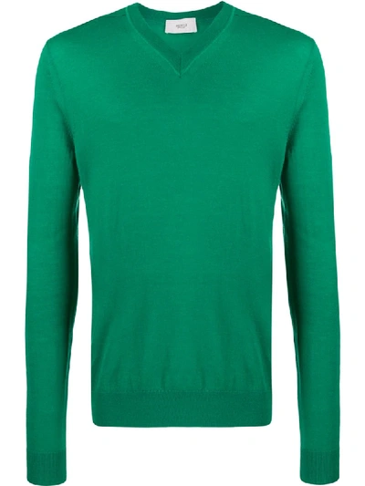 Pringle Of Scotland V-neck Jumper In Green