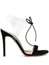 GIANVITO ROSSI ESTELLE PVC SANDALS