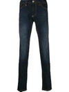 Philipp Plein Original Slim Fit Jeans In Blue