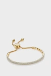 Monica Vinader Fiji Diamond Pave Toggle Petite Bracelet (online Trunk Show) In Y Gold
