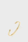 Monica Vinader 18k Yellow Gold Vermeil Fiji Bud Cuff Bracelet In Y Gold