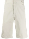 Carhartt Knee-length Tailored Shorts In Neutrals