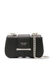 Prada Sidonie Shoulder Bag In Black