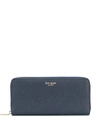 Kate Spade Logo Wallet In Blue