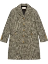 GUCCI TWEED SINGLE-BREASTED COAT