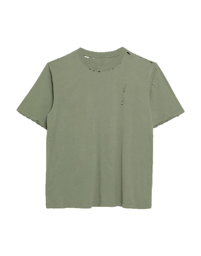 Ben Taverniti Unravel Project Ben Taverniti&trade; Unravel Project T-shirts In Military Green