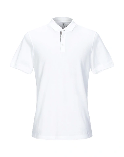 Brunello Cucinelli Polo Shirt In White