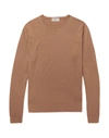 John Smedley Sweaters In Camel