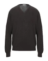 Gran Sasso Sweater In Dark Brown