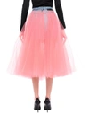 Ben Taverniti Unravel Project Ben Taverniti&trade; Unravel Project 3/4 Length Skirts In Fuchsia