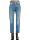 RE/DONE RE/DONE HIGH RISE STOVE PIPE JEANS,11173565