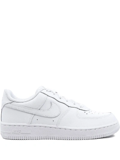 Nike Kids' Air Force 1 "white On White" Sneakers