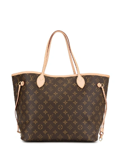 Pre-owned Louis Vuitton  Neverfull Mm Tote In Brown