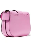 MOSCHINO MOSCHINO WOMAN HIDDEN LOCK LEATHER SHOULDER BAG BUBBLEGUM,3074457345620349395