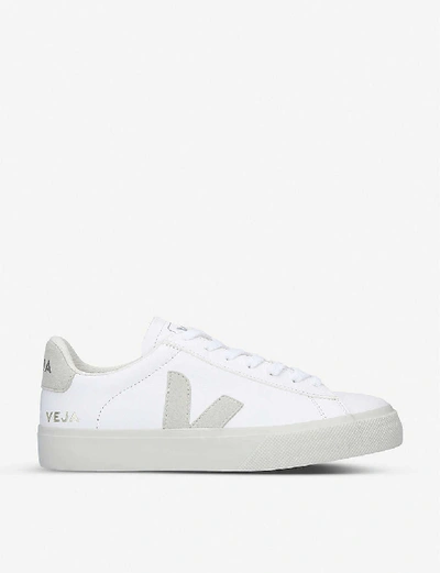 VEJA WOMENS WHITE/OTH WOMEN'S CAMPO CHROMEFREE LEATHER LOW-TOP TRAINERS EUR 35 / 2 UK,24203283