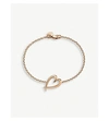 Shaun Leane Heart Rose Gold-plated Vermeil Silver Bracelet