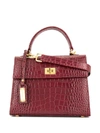 Sandra J Jackie Mini Tote In Purple