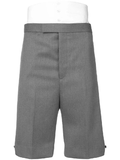 Thom Browne Cavalry Twill Drop In 035 Medium Grey