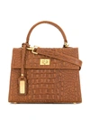 Sandra J Jackie Mini Tote In Brown