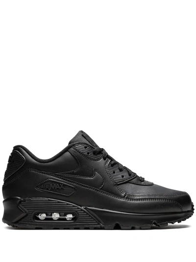 Nike Air Max 90 "triple Black" Sneakers In Black/black/black