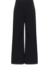 CHLOÉ BUTTONED FLARED TROUSERS