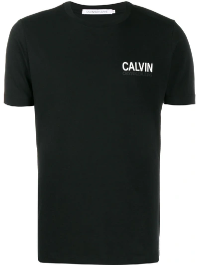 Calvin Klein Jeans Est.1978 Jersey T-shirt In Black