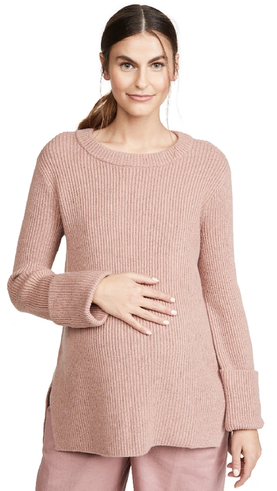 Hatch The Cecile Sweater In Rosewood
