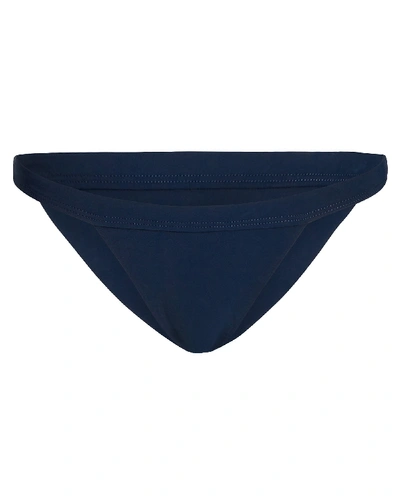 Anemone Banded Bikini Bottoms In Navy