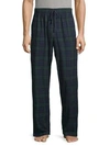 Tommy Hilfiger Plaid-print Pajama Pants In Spruce