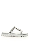 MIU MIU CRYSTAL SANDALS,201151NSD000002-F0118