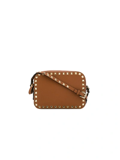 Valentino Garavani Garavani Rockstud Mini Bag In Brown