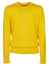 TOMMY HILFIGER TOMMY HILFIGER MEN'S YELLOW COTTON SWEATER,MW0MW11674ZPK L