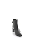 ALBANO BLACK LEATHER ANKLE BOOTS,1053NERO