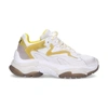 Ash Addict Chunky Low Top Sneakers In White
