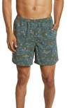 Patagonia Baggies 5-inch Swim Trunks In Katahdin Trek Piki Green