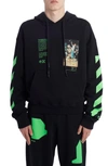 OFF-WHITE PASCAL PAINTING HOODIE,OMBB037R20E300141088